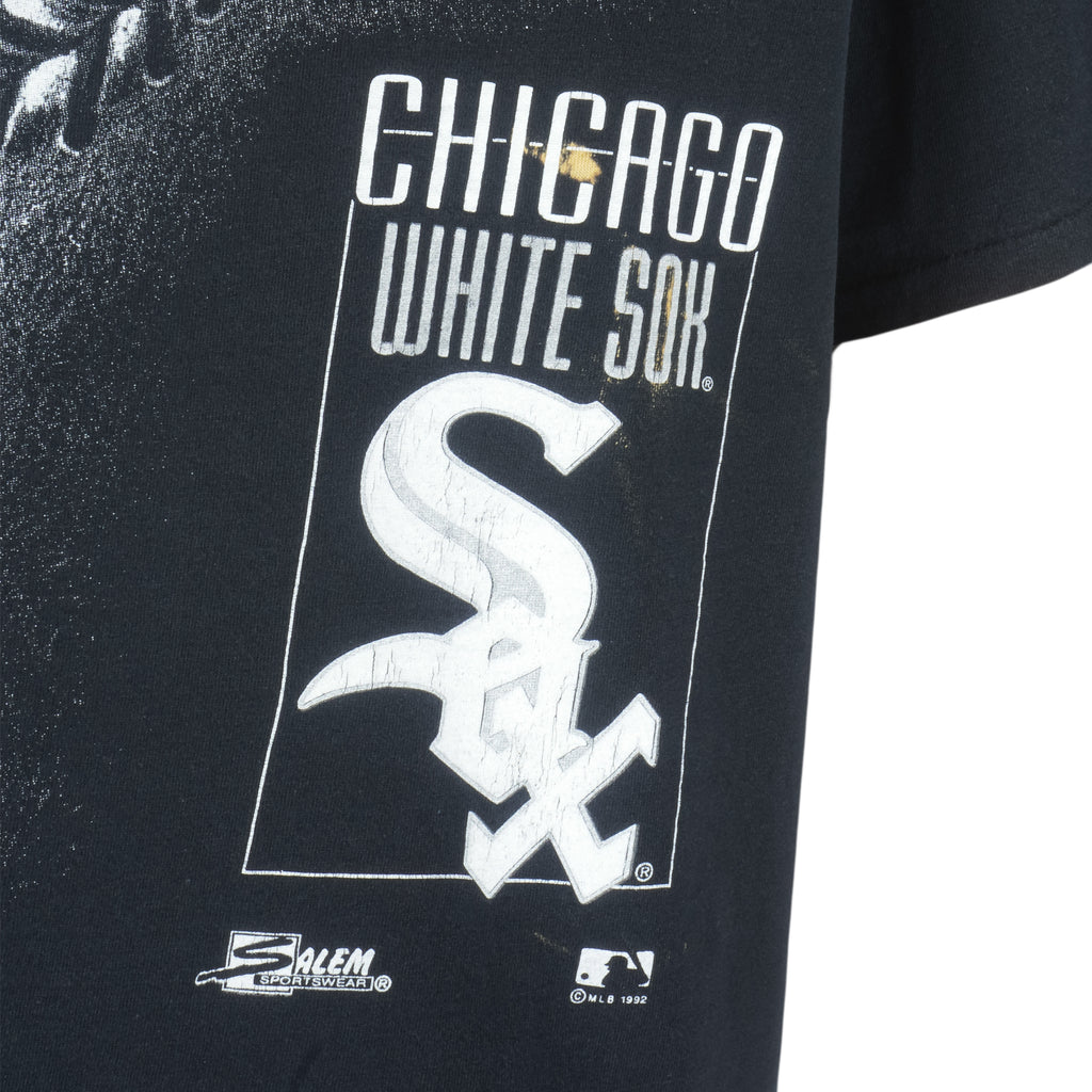 MLB (Salem) - Chicago White Sox Single Stitch T-Shirt 1992 Large Vintage Retro Baseball