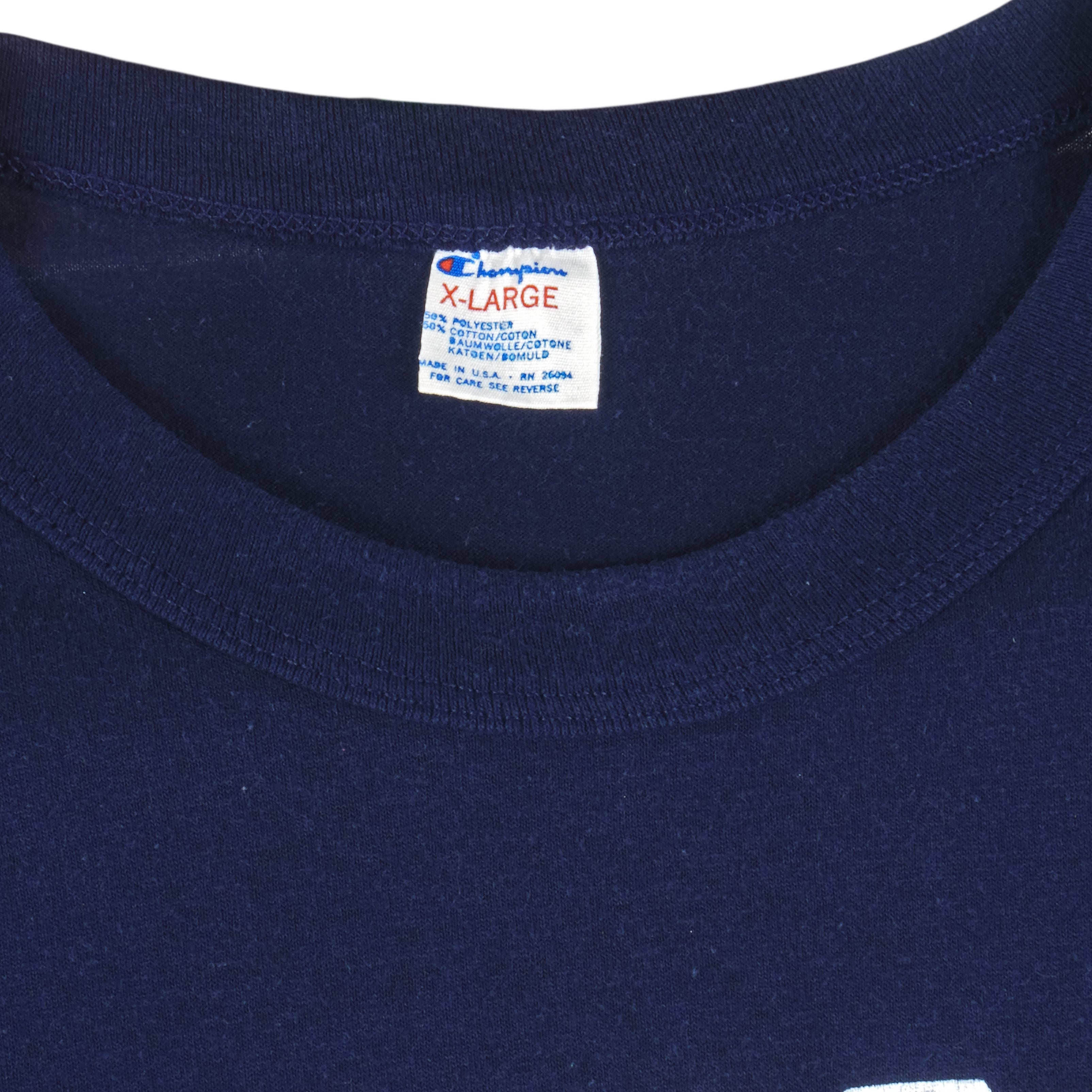 Champion -  Notre Dame Fighting Irish Single Stitch T-Shirt 1981 X-Large Vintage Retro