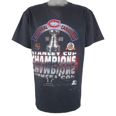 Starter (NHL) - Montreal Canadiens Champs T-Shirt 1993 Large