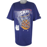 Starter - NCAA Uconn Huskies Single Stitch T-Shirt 1990s X-Large Vintage Retro Basketball