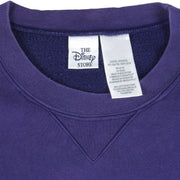Disney - Dwarfs Embroidered Sweatshirt 1990s Large Vintage Retro