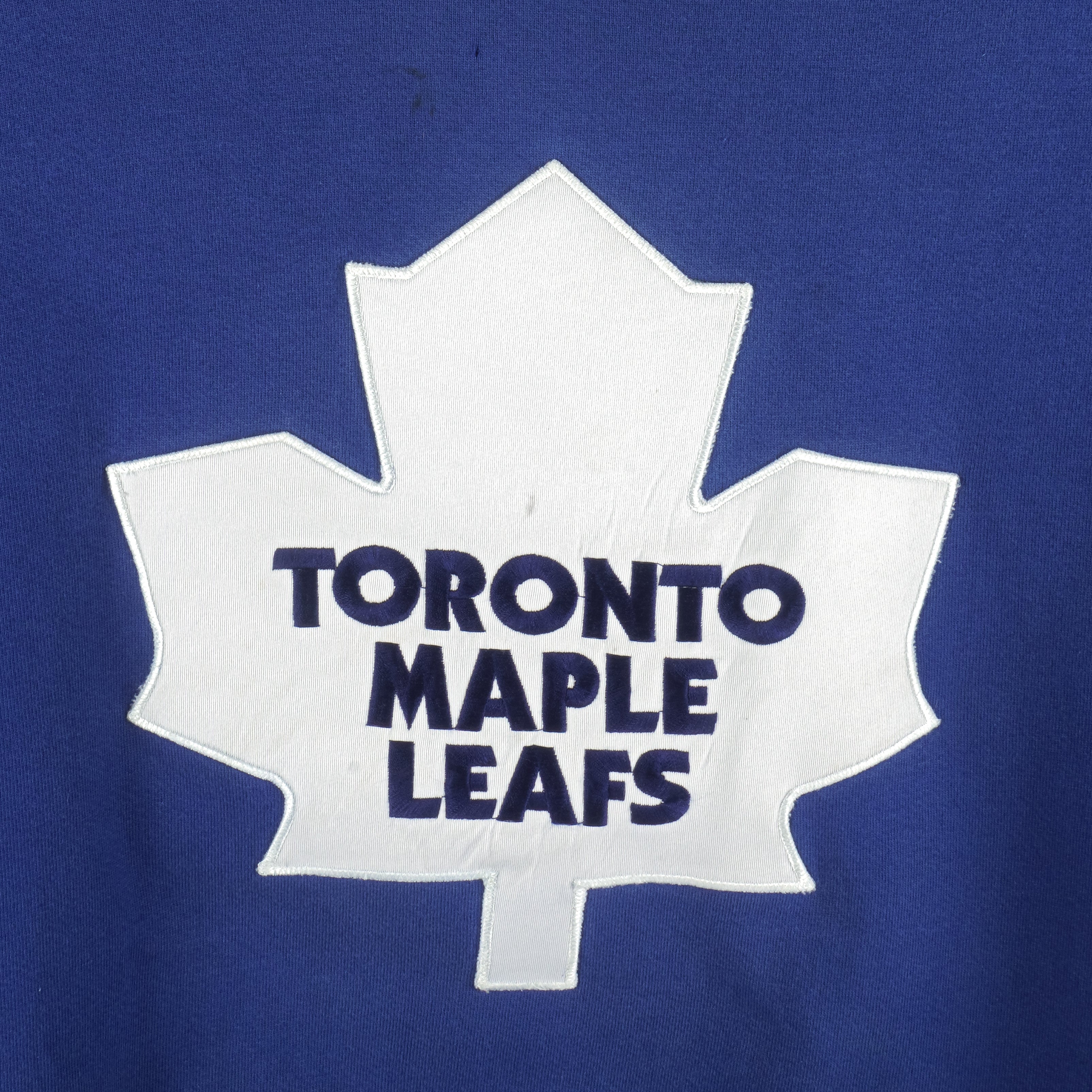 NHL - Toronto Maple Leafs Embroidered Crew Neck Sweatshirt X-Large Vintage Retro Hockey