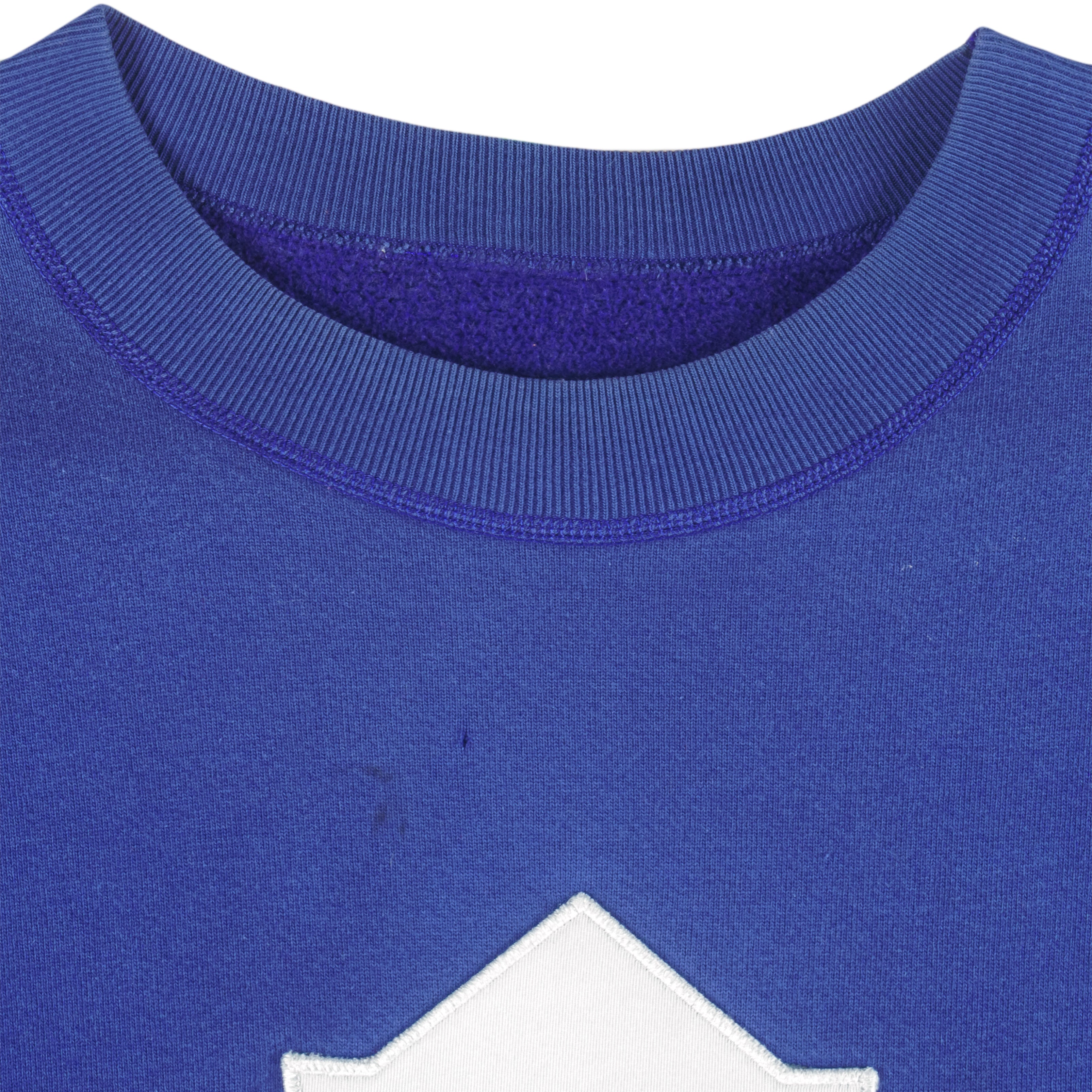 NHL - Toronto Maple Leafs Embroidered Crew Neck Sweatshirt X-Large Vintage Retro Hockey
