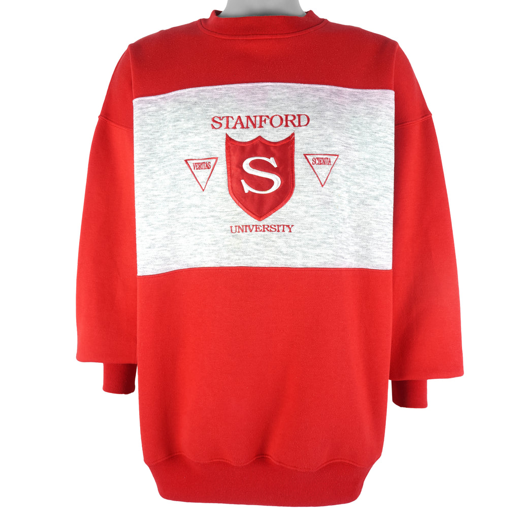 Vintage (CS) - Stanford University Crew Neck Sweatshirt 1990s X-Large Vintage Retro College