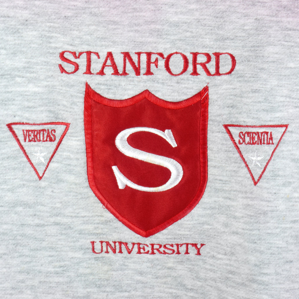Vintage (CS) - Stanford University Crew Neck Sweatshirt 1990s X-Large Vintage Retro College