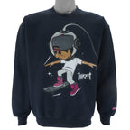 Vintage - Black TRUKFIT Crew Neck Sweatshirt 2000s Medium