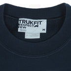 Vintage - Black TRUKFIT Crew Neck Sweatshirt 2000s Medium