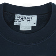 Vintage - Black TRUKFIT Crew Neck Sweatshirt 2000s Medium