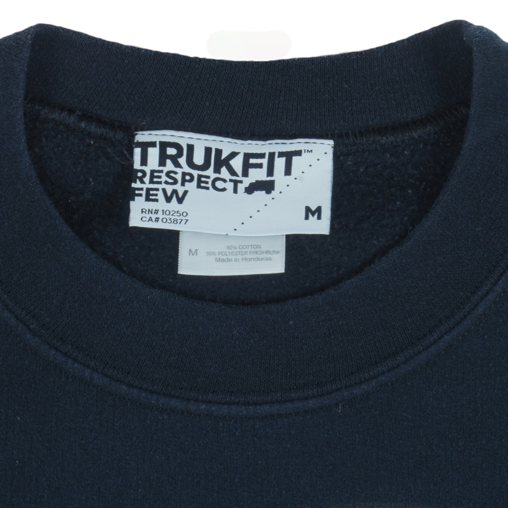 Vintage - Black TRUKFIT Crew Neck Sweatshirt 2000s Medium