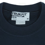 Vintage - Black TRUKFIT Crew Neck Sweatshirt 2000s Medium