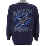 NFL (Logo 7) - Dallas Cowboys Spell-Out Sweatshirt 1995 Large