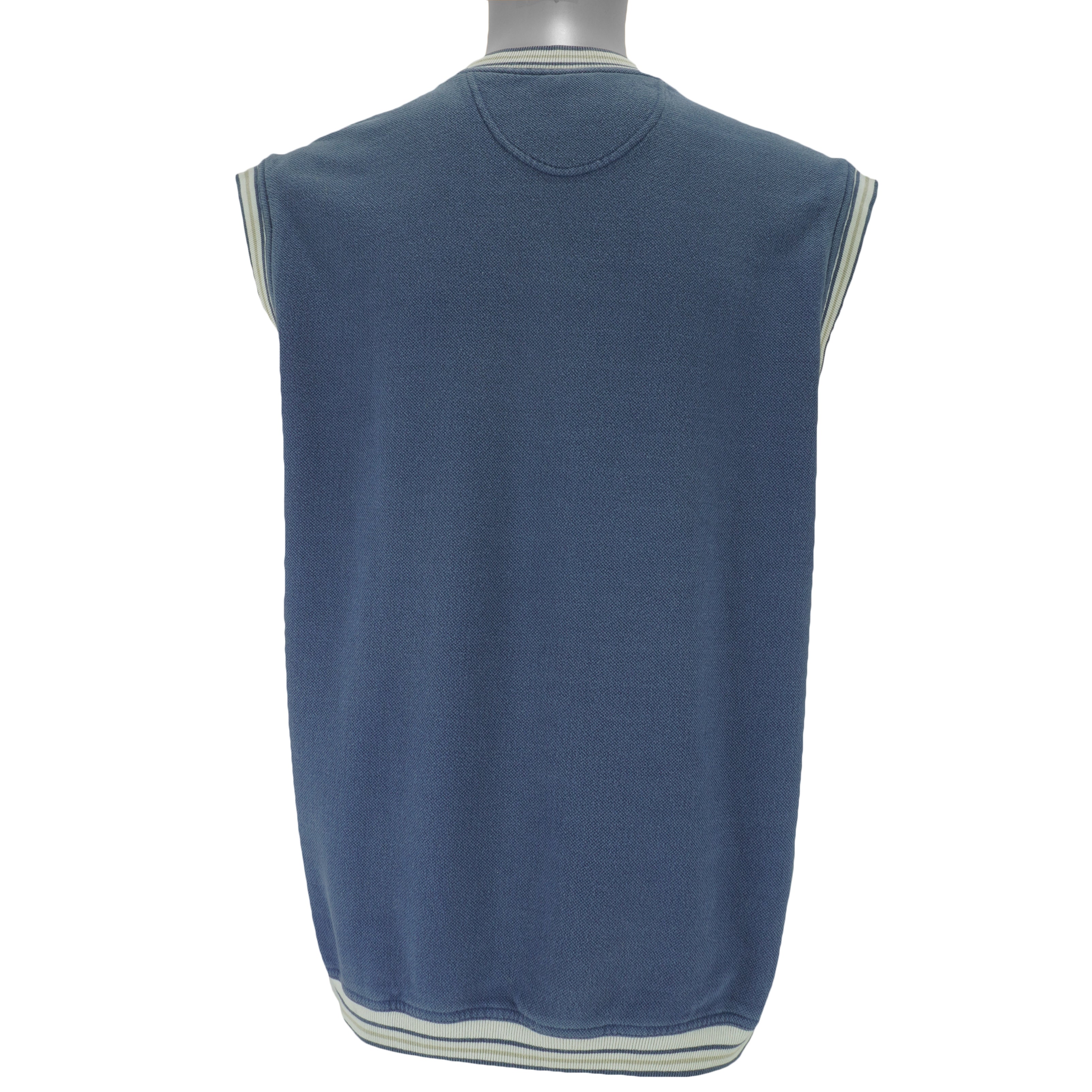 Nike - Grey Challenge Court Sleeveless Sweat 1990s Medium