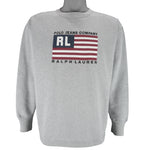 Ralph Lauren (Polo) - USA Flag Crew Neck Sweatshirt 1990 Large