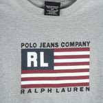 Ralph Lauren (Polo) - USA Flag Crew Neck Sweatshirt 1990 Large vintage retro