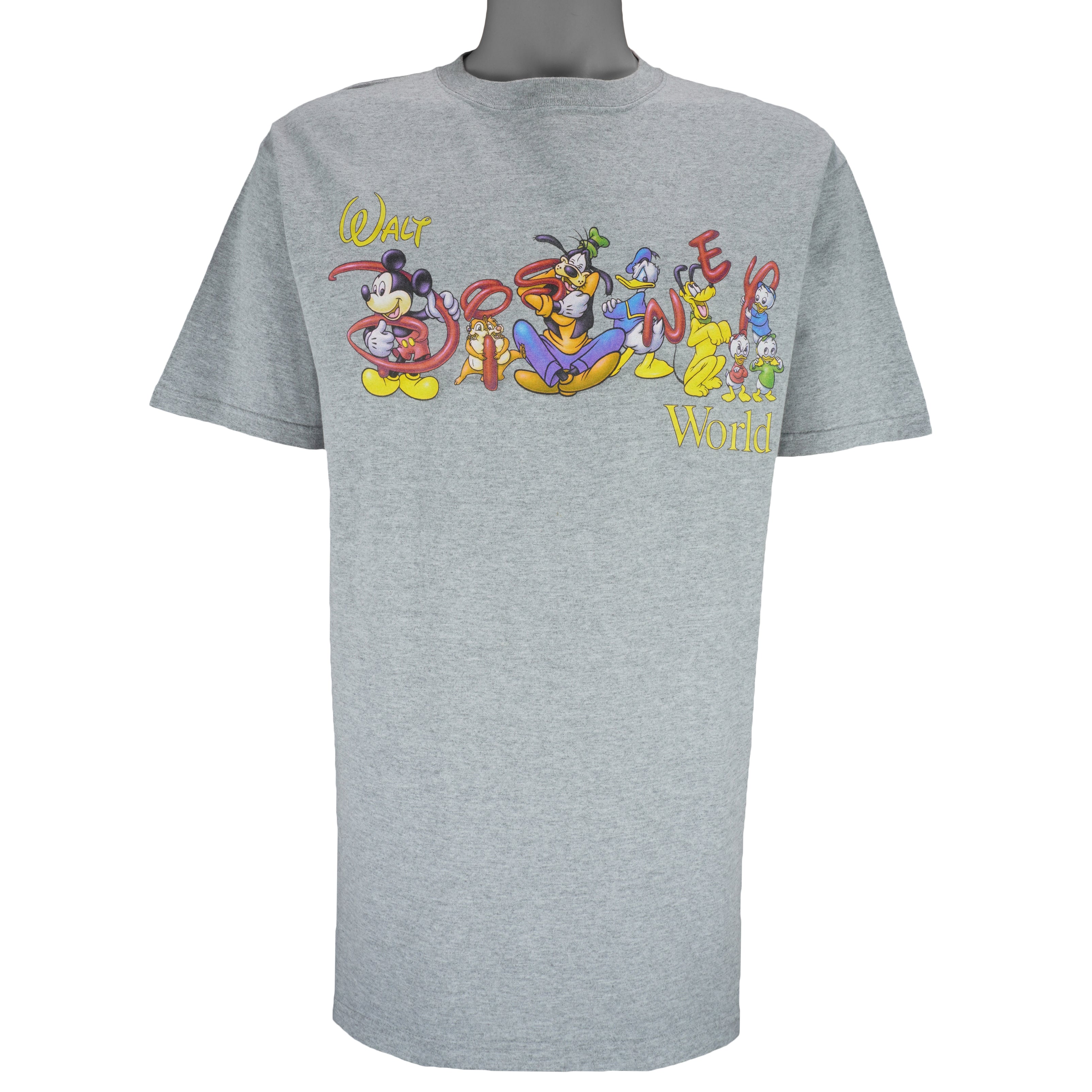 Disney - Mickey Walt Disney World T-Shirt 1990s Large