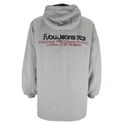 FUBU - Black XCII Reversible Hooded Jacket 1990s Large