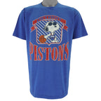 NBA (Artex) - Detroit Pistons X Snoopy T-Shirt 1980s Large Vintage Retro Basketball