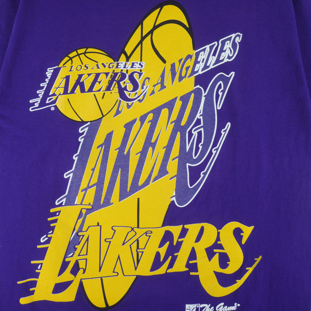 NBA (The Game) - Los Angeles Lakers T-Shirt 1990s Medium Vintage Retro Basketball