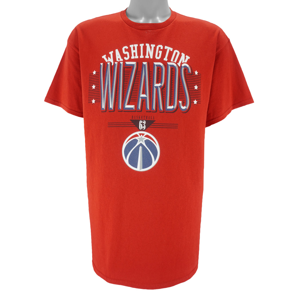 NBA (UNK) - Washington Wizards Basketball T-Shirt 2000s X-Large Vintage Retro Basketball