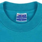 NBA (Trench) - Charlotte Hornets T-Shirt 1992 Large Vintage Retro Basketball