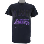 NBA (Nutmeg) - Los Angeles Lakers T-Shirt 1990s Medium Vintage Retro Basketball
