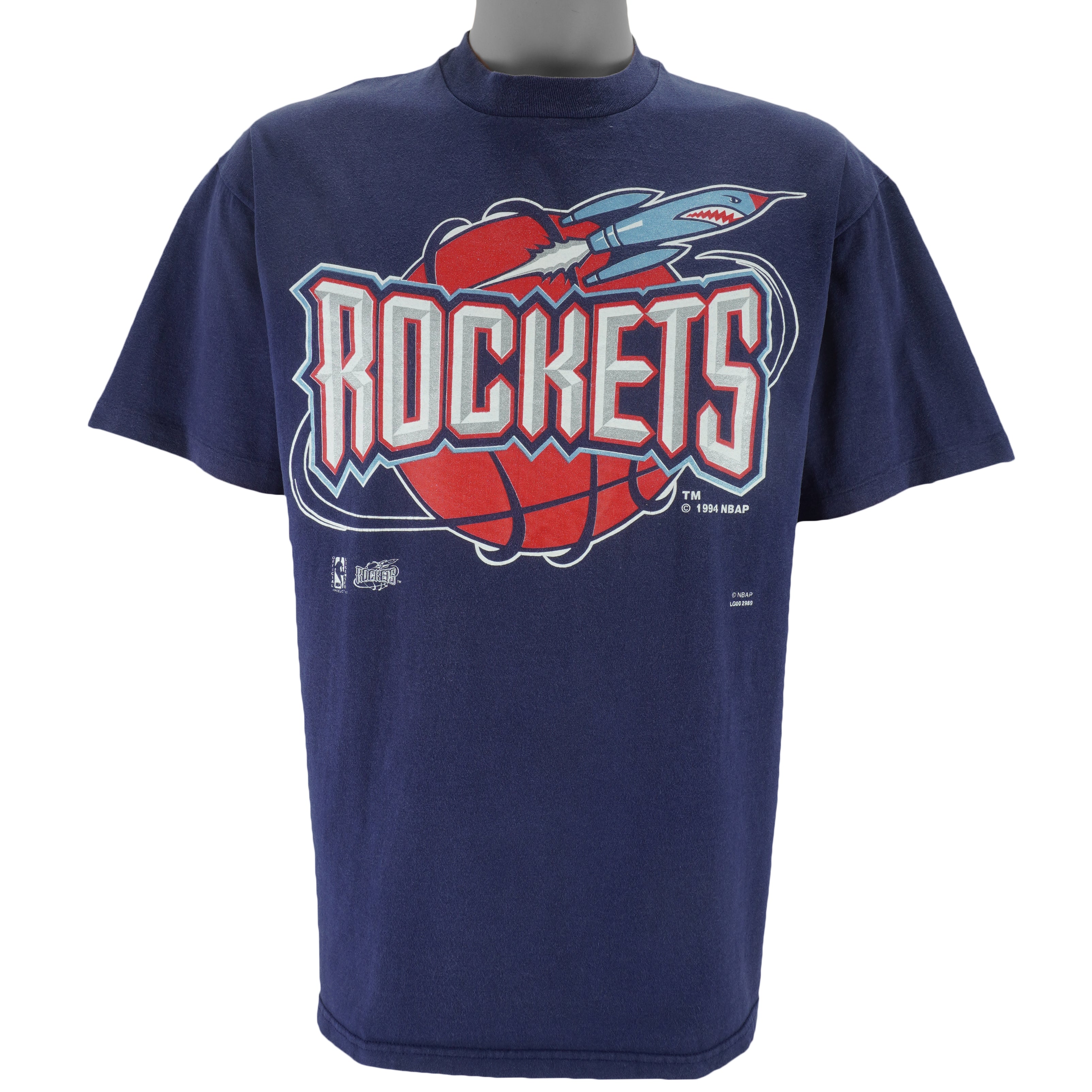 NBA - Houston Rockets T-Shirt 1994 Large Vintage Retro Basketball