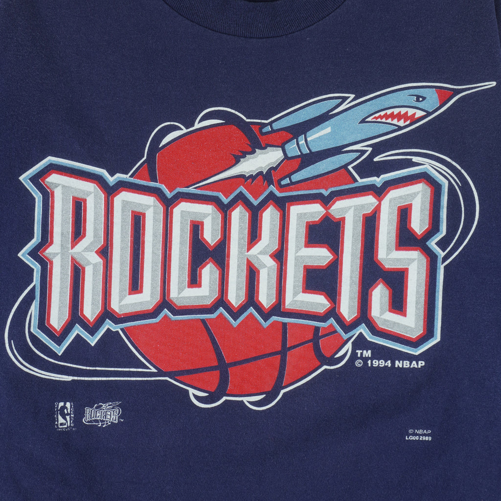 NBA - Houston Rockets T-Shirt 1994 Large Vintage Retro Basketball