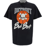 NBA (Hef T) - Detroit Pistons Bad Boys T-Shirt 1990s X-Large Vintage Retro Basketball