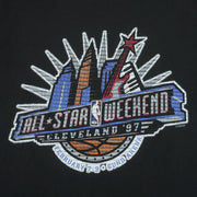 NBA (Chalk Line) - Cleveland All-Star Weekend Tour T-Shirt 1997 Large