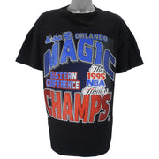 NBA (True Fan) - Orlando Magic Finals Champs T-Shirt 1995 X-Large Vintage Retro Basketball