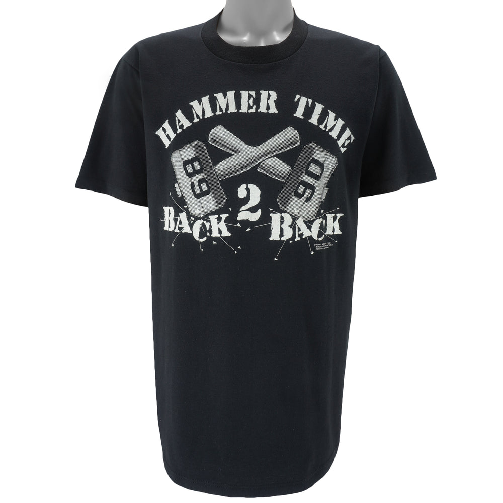 NBA (Jerzees) - Detroit Pistons Bad Boys Hammer Time T-Shirt 1990 Large