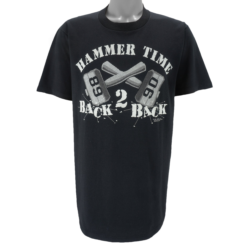 NBA (Jerzees) - Detroit Pistons Bad Boys Hammer Time T-Shirt 1990 Large