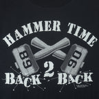 NBA (Jerzees) - Detroit Pistons Bad Boys Hammer Time T-Shirt 1990 Large