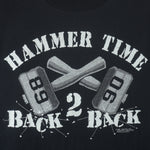 NBA (Jerzees) - Detroit Pistons Bad Boys Hammer Time T-Shirt 1990 Large