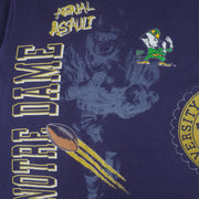 NCAA (Salem) - Notre Dame Fighting Irish Aerial Assault T-Shirt 1990s Medium Vintage Retro