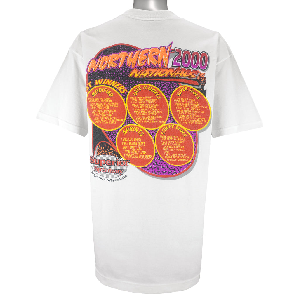 Vintage - Northern Nationals Sprints & Street Stock Car Tour T-Shirt 2000 X-Large