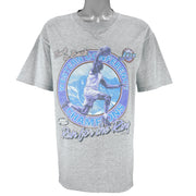 NBA (Lee) - Utah Jazz Back to Back Champs T-Shirt 1998 Large Vintage Retro Basketball