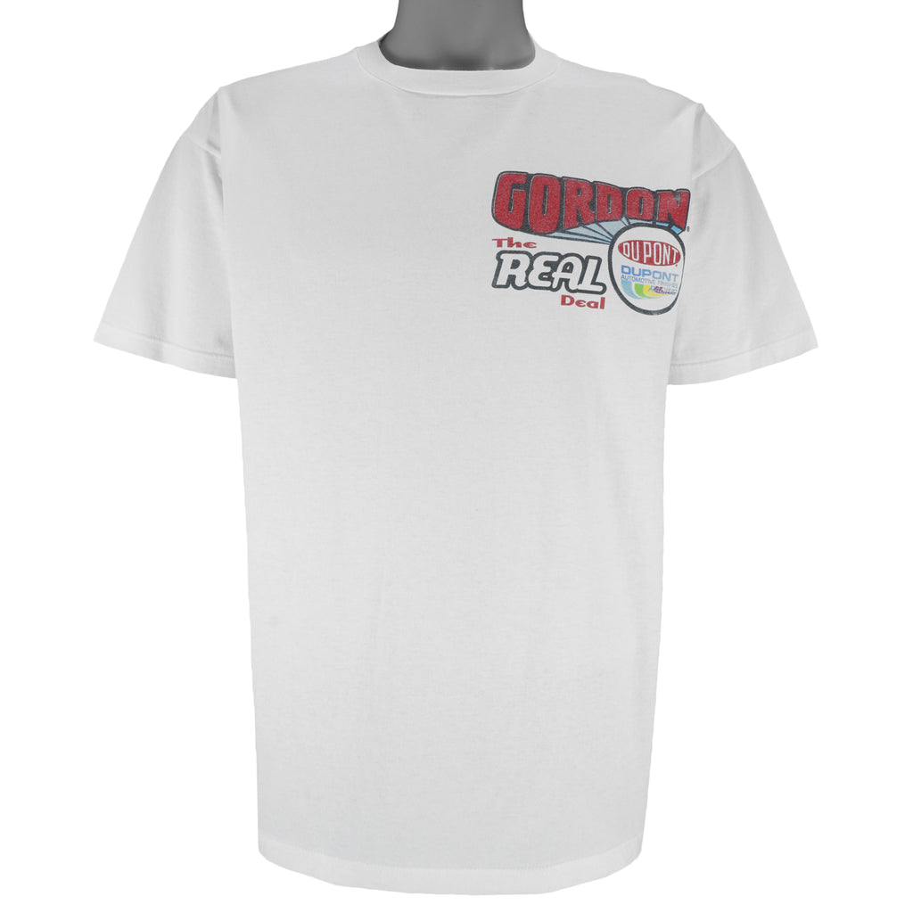 NASCAR (Competitor's View) - Jeff Gordon DuPont The Real Deal T-Shirt 1998 Large