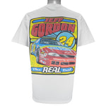 NASCAR (Competitor's View) - Jeff Gordon DuPont The Real Deal T-Shirt 1998 Large