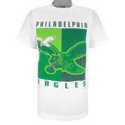 NFL (Nutmeg) - Philadelphia Eagles T-Shirt 1994 Large Vintage Retro football