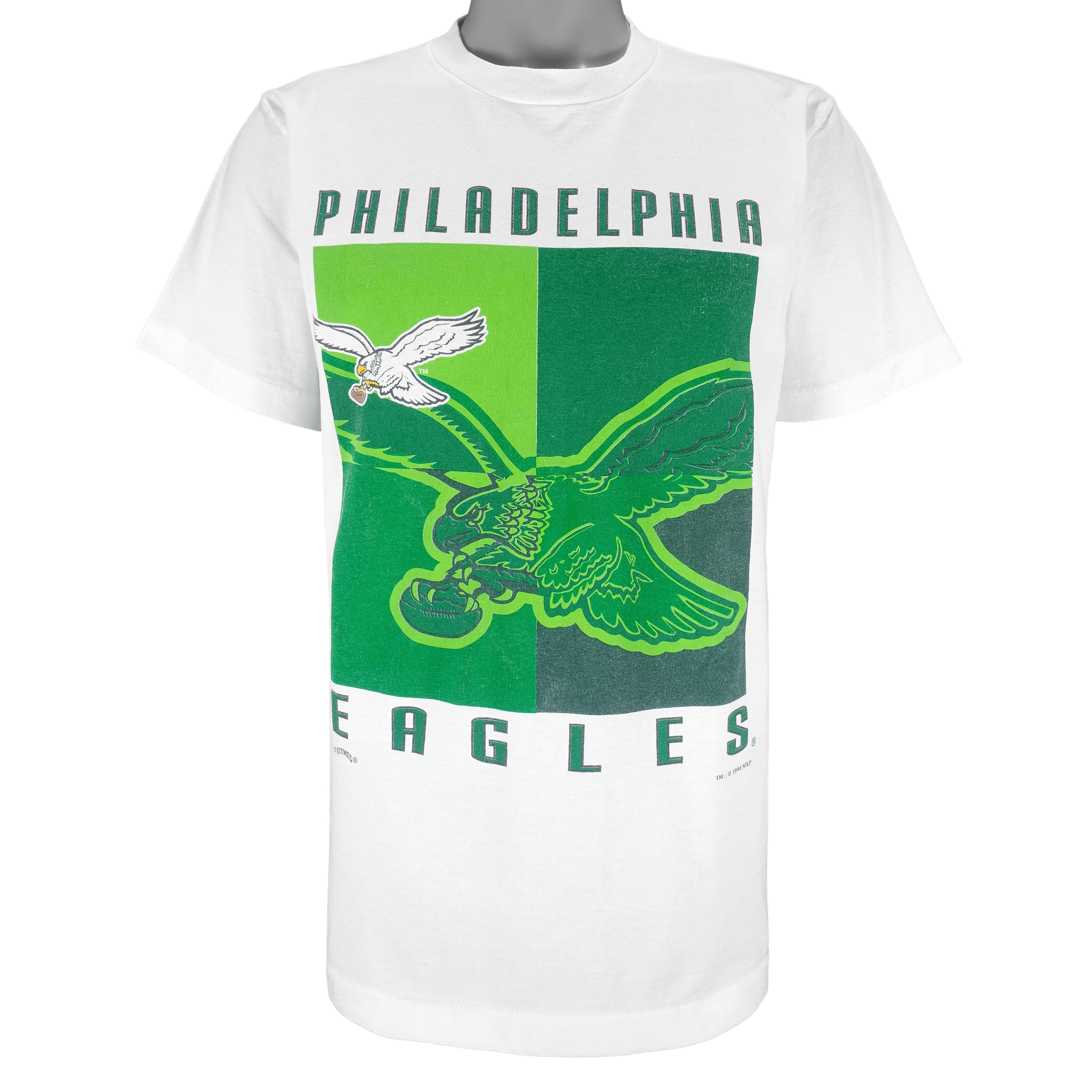 NFL (Nutmeg) - Philadelphia Eagles T-Shirt 1994 Large Vintage Retro football