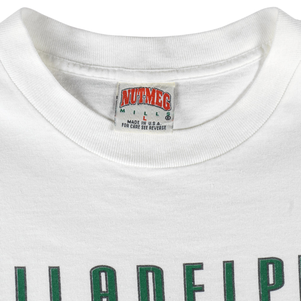 NFL (Nutmeg) - Philadelphia Eagles T-Shirt 1994 Large Vintage Retro football