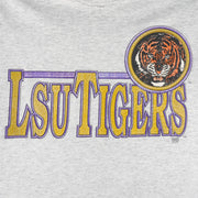 NCAA - LSU Tigers Single Stitch T-Shirt 1990s Large Vintage Retro Football College