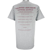 NHL (Sport Attack) - Colorado Avalanche Raymond Bourque MVP T-Shirt 2001 Large Vintage Retro Hockey