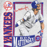 MLB (Nutmeg) - New York Yankees Don Mattingly MVP T-Shirt 1990 Large Vintage Retro Baseball