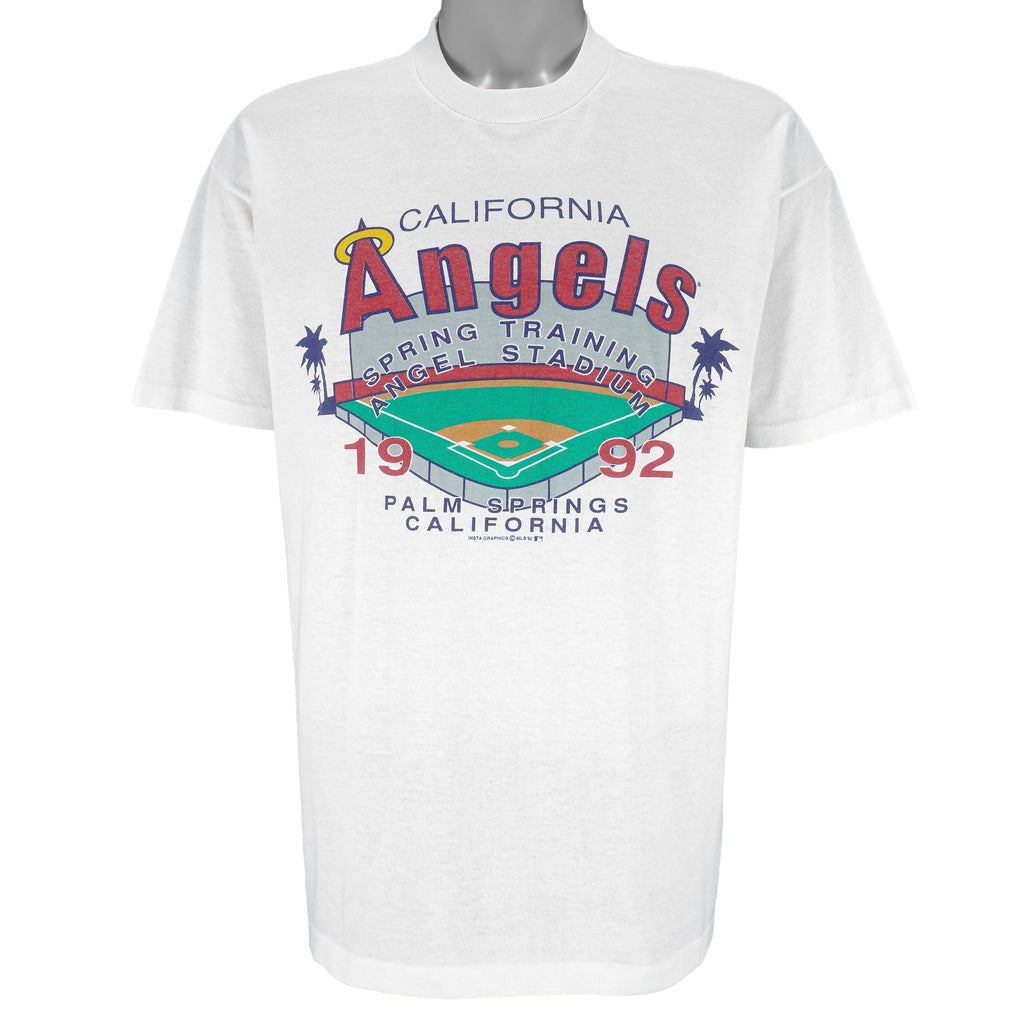 MLB - California Angels Spring Training Stadium T-Shirt 1992 X-Large Vintage Retro Baseball