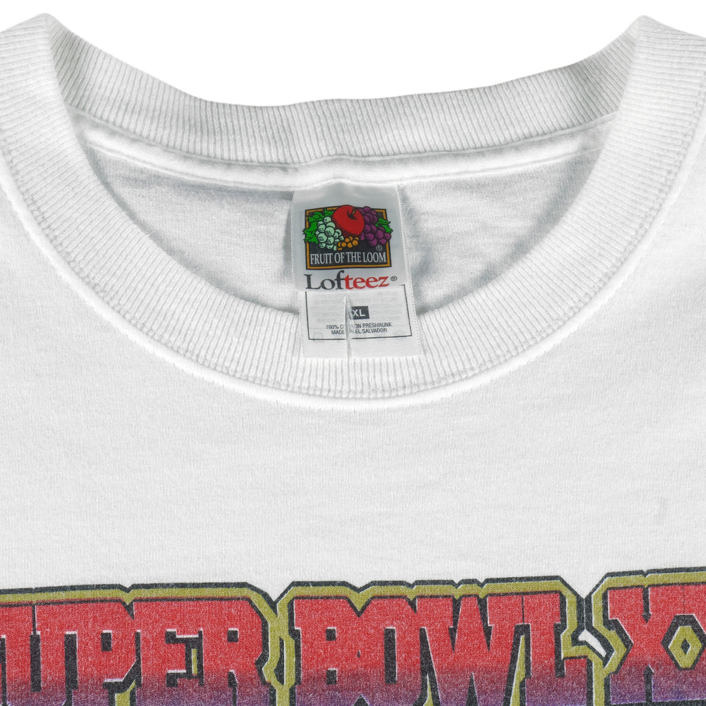 NFL - Baltimore Ravens Super Bowl Champs T-Shirt 2001 X-Large Vintage Retro Football