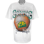 NBA (League Leader) - Seattle SuperSonics Deadstock T-Shirt 1990s X-Large Vintage Retro Basketball