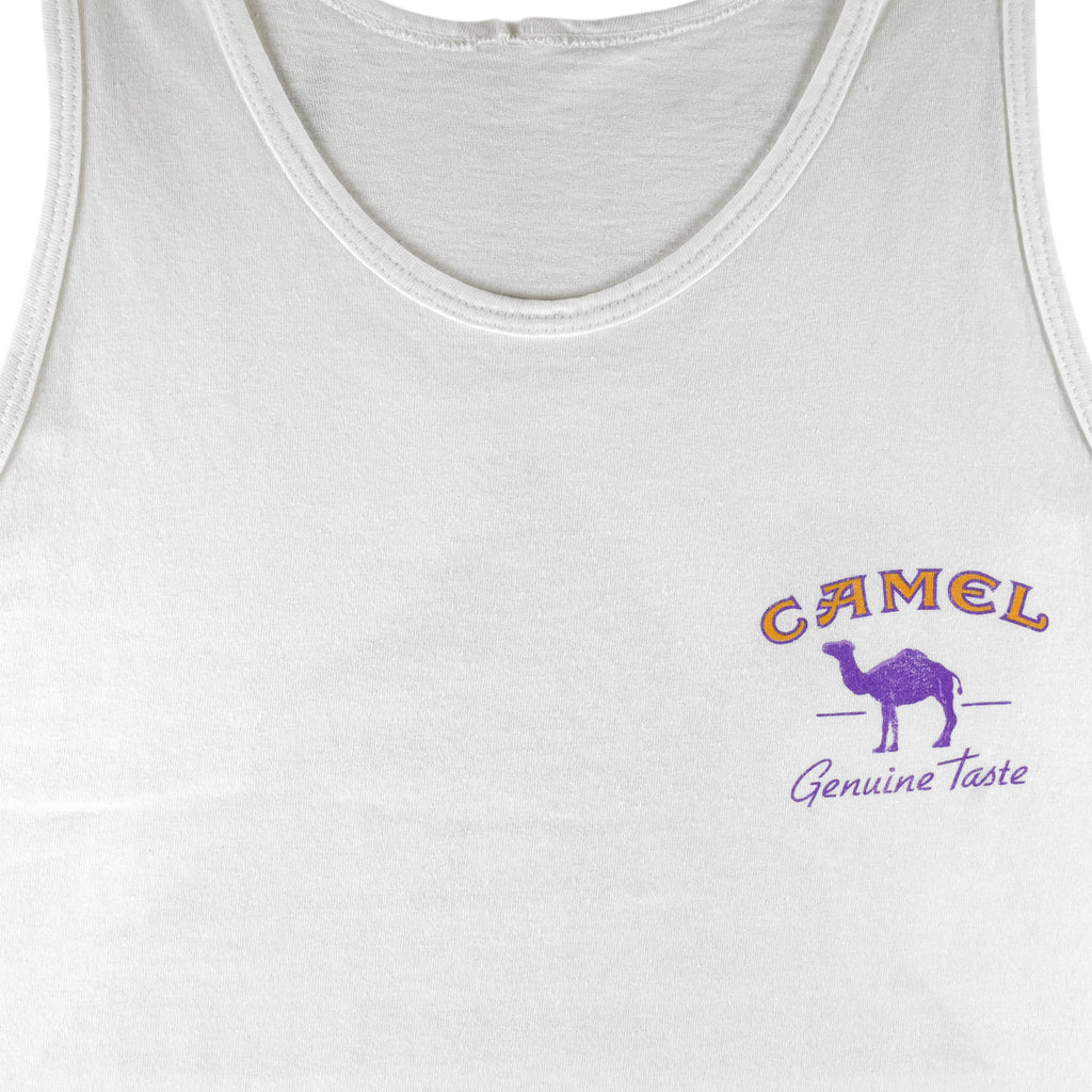 Vintage (Camel) - Genuine Taste Sleeveless Shirt 1990s Medium