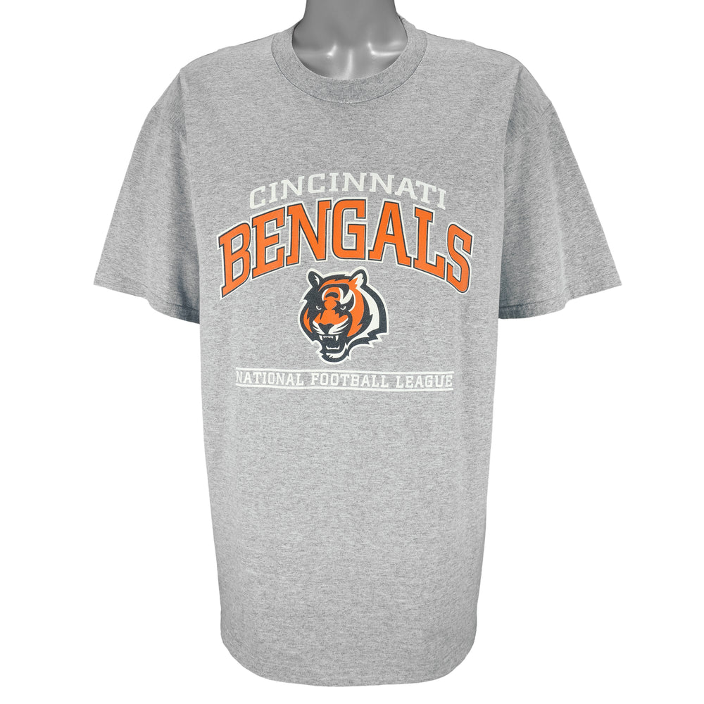 NFL - Cincinnati Bengals Single Stitch T-Shirt 2000s X-Large Vintage Retro Football